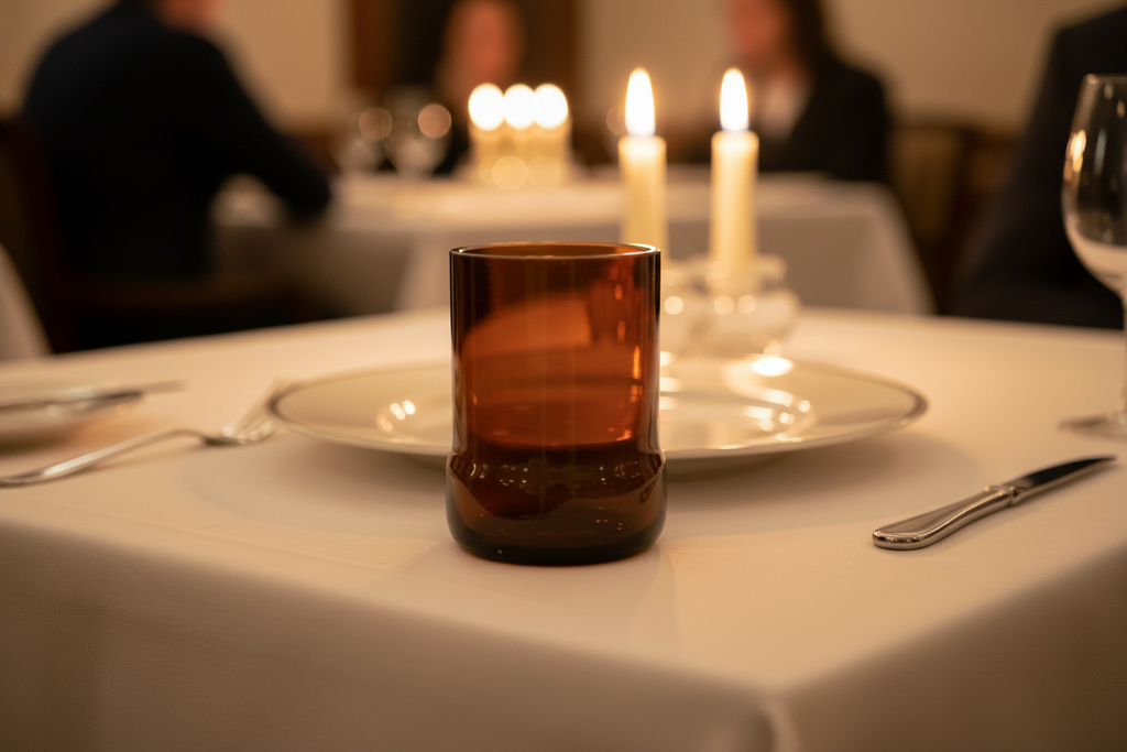 Upcycle Bardak - Limited Edition - Amber Square