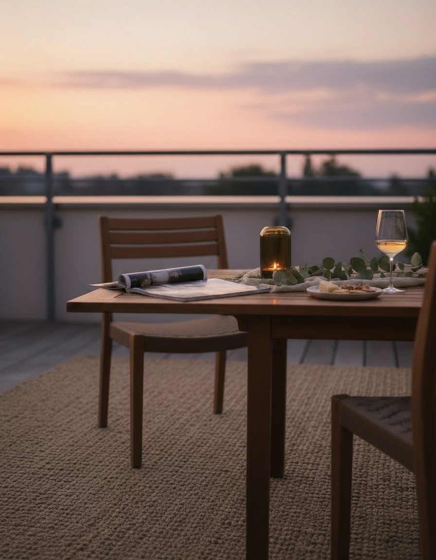 Upcycle Tealight Mumluk - Ahşap Tabanlı