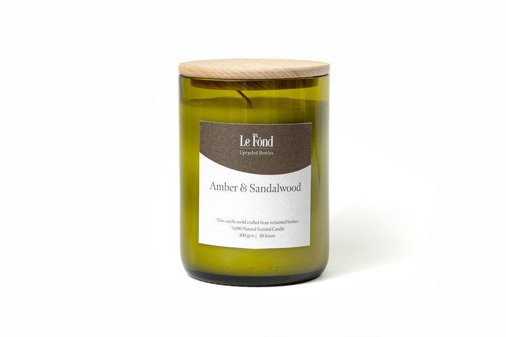 Upcycle Mum - Amber & Sandalwood- Ahşap Kapaklı