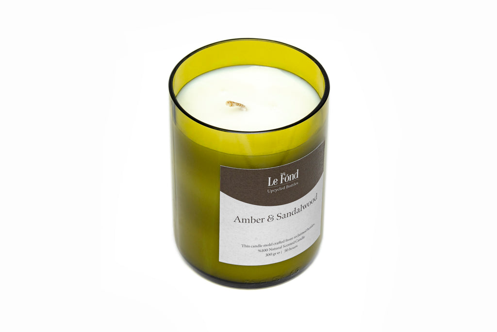 Upcycle Mum - Amber & Sandalwood- Ahşap Kapaklı