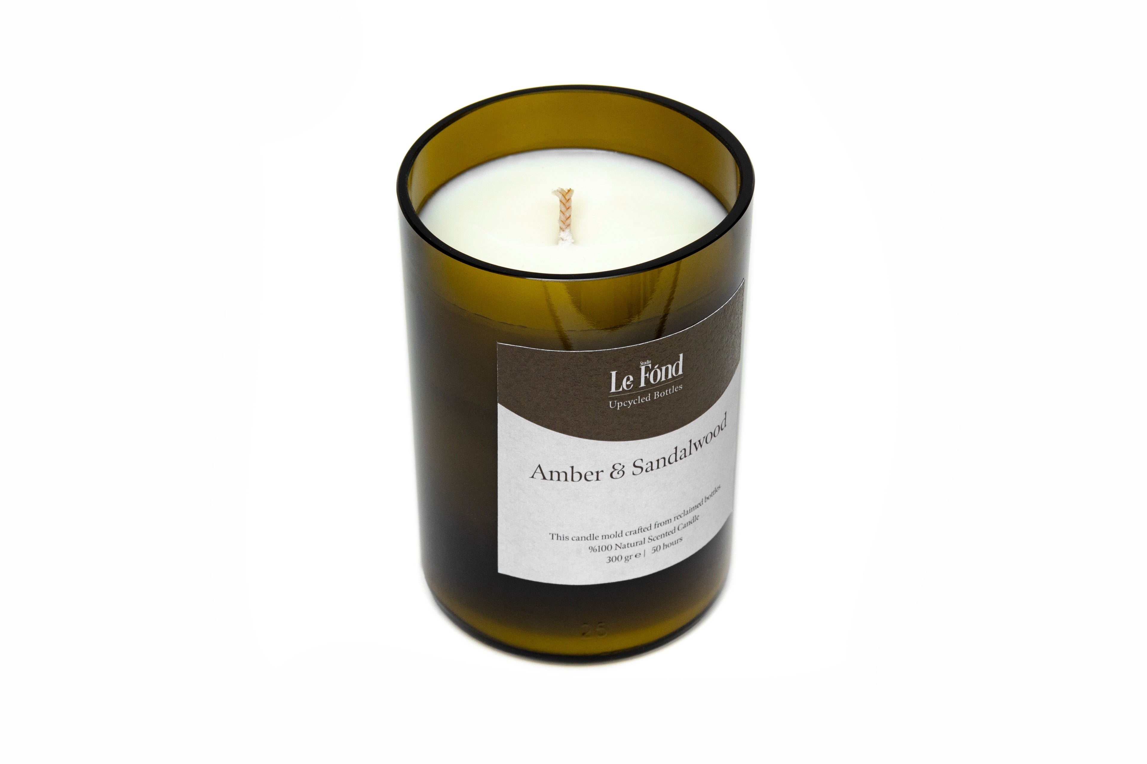 Upcycle Mum - Amber & Sandalwood- Ahşap Kapaklı