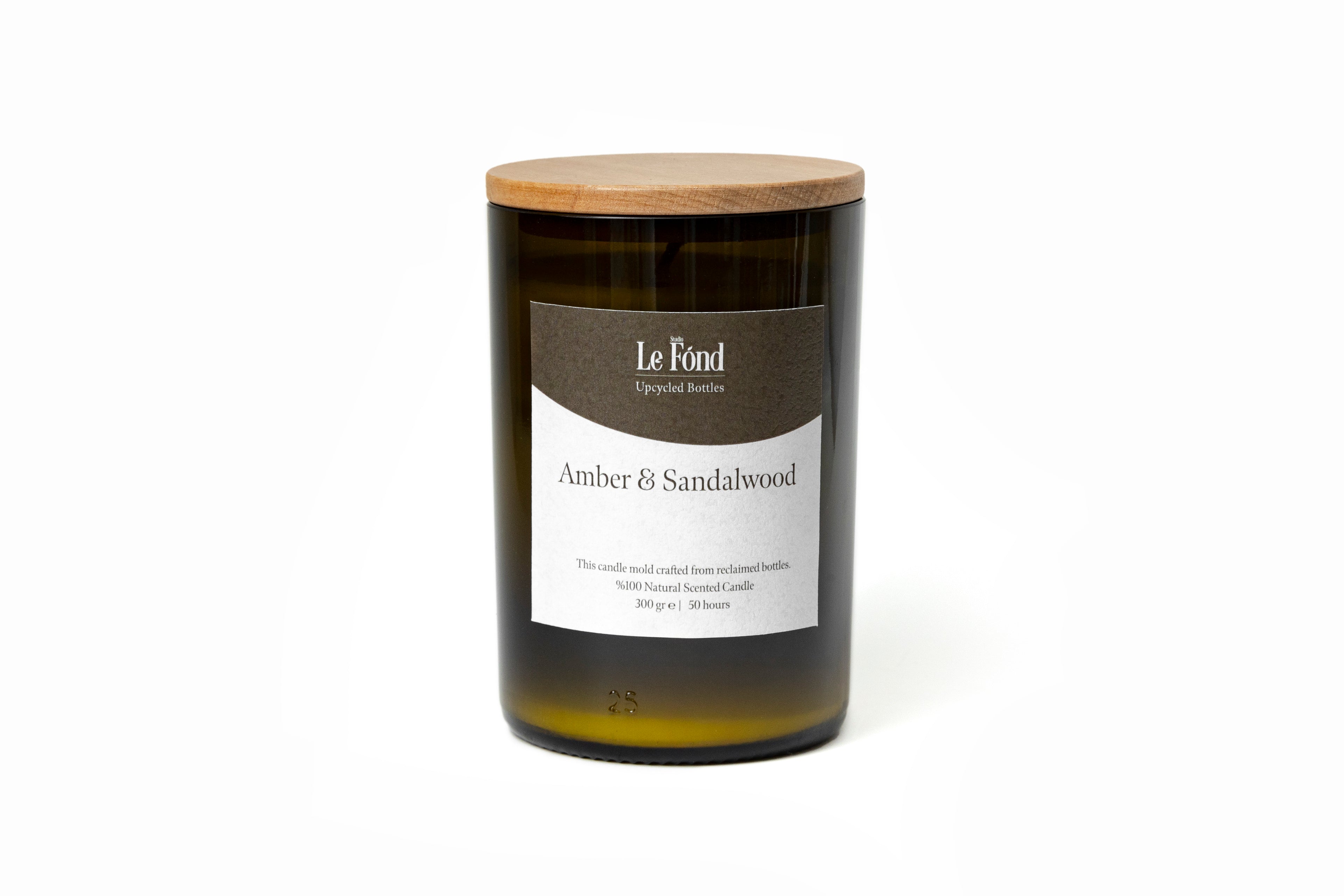 Upcycle Mum - Amber & Sandalwood- Ahşap Kapaklı