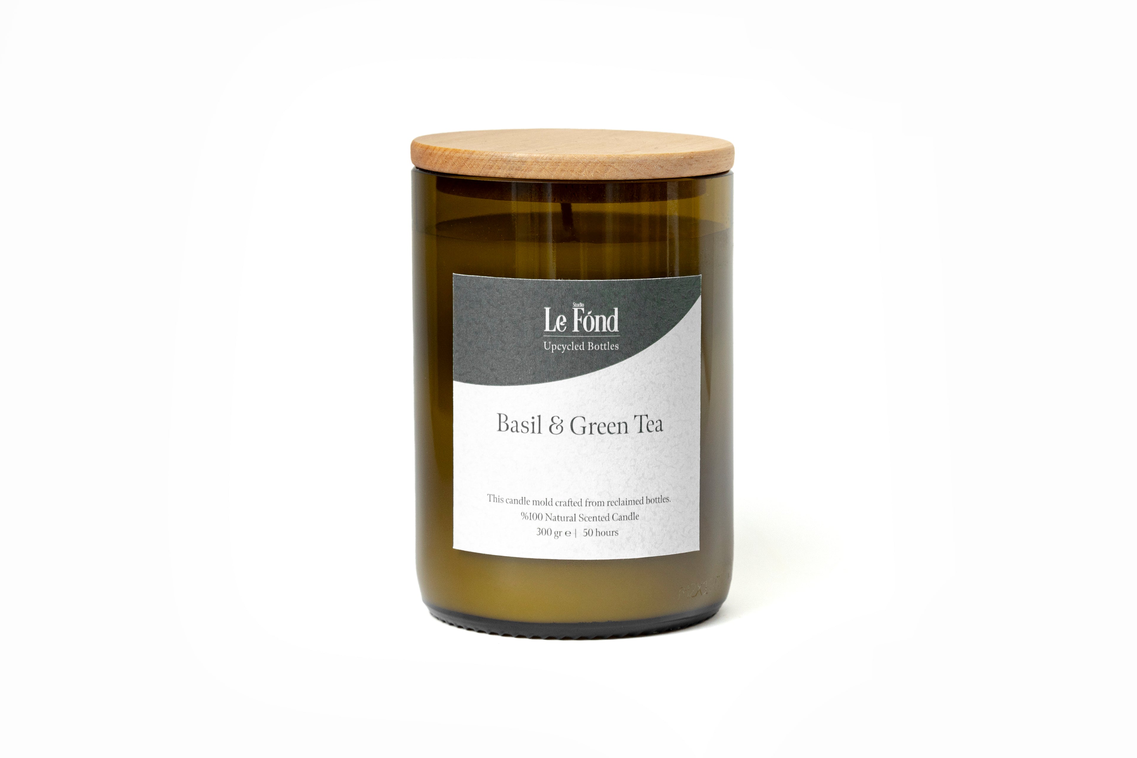 Upcycle Mum - Basil & Green Tea - Ahşap Kapaklı