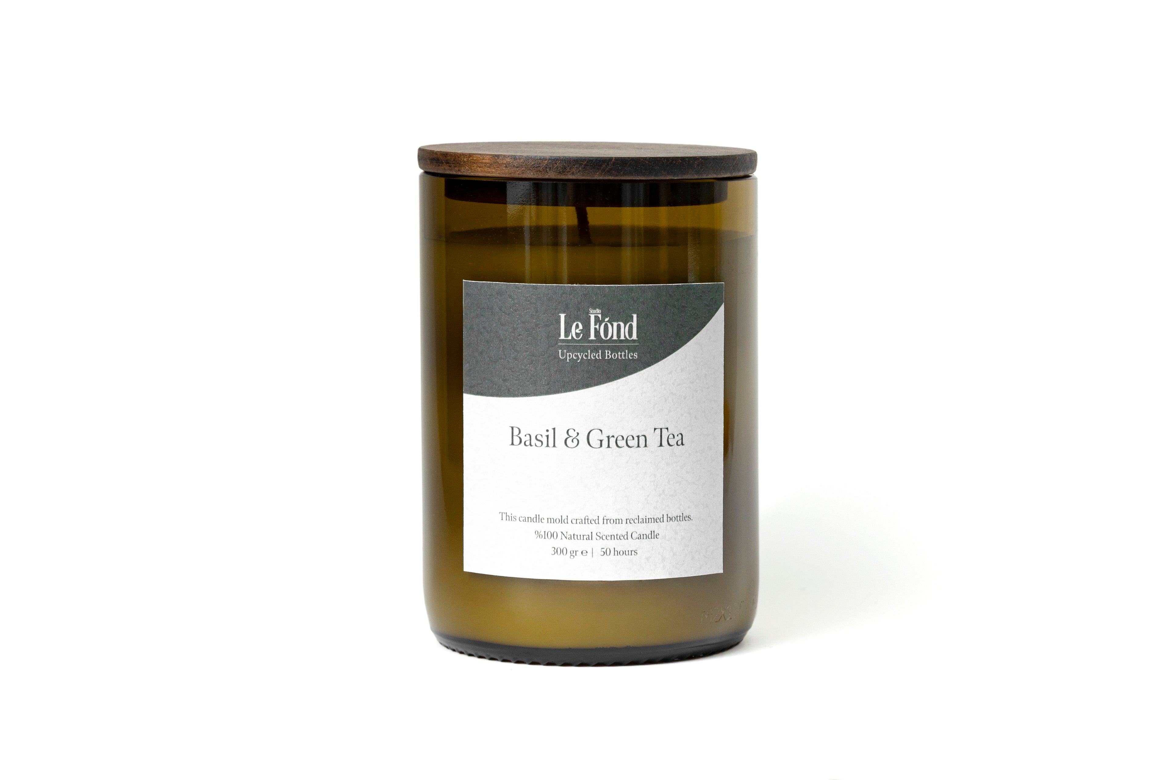 Upcycle Mum - Basil & Green Tea - Ahşap Kapaklı